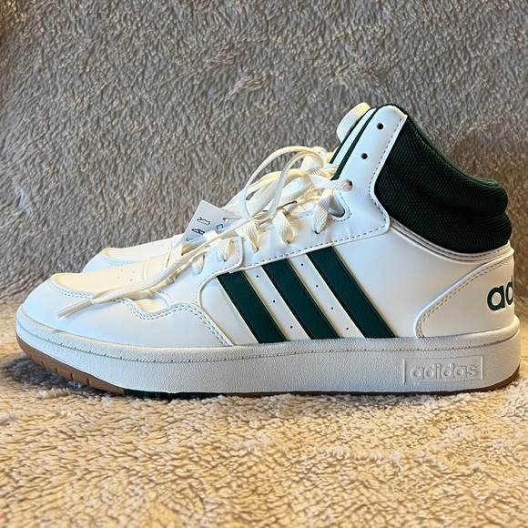 ADIDAS Hoops 3.0 Mid Classic Vintage Look Sneakers - Picture 3 of 13